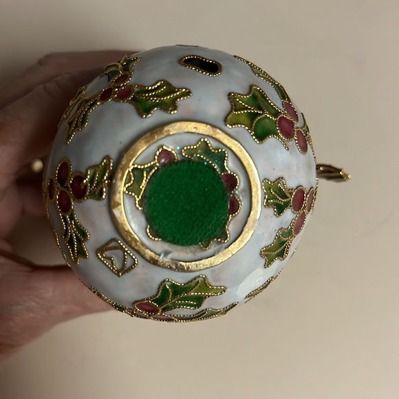 Cloisonné Snowman - Picture 11 of 12